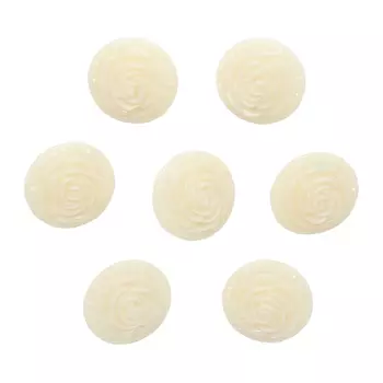 Пуговицы 'Розочки', 10 шт (1 белый)