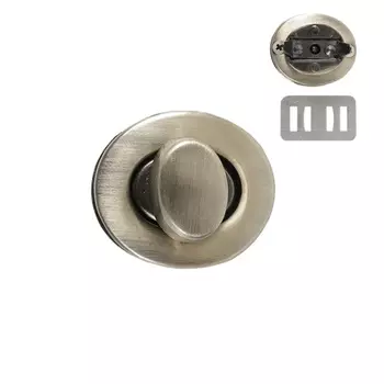 PX039 Застежка поворотная 28*24мм, антик (7621)