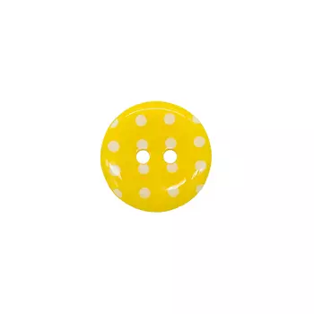 Q7D26-FSS Пуговица, Горошек 28L 24шт (113 желтый)