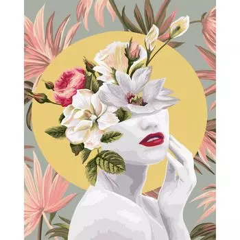 R016 Набор для рисования по номерам 'Весна' (серия Арт-флора) 40*50см