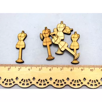 Р-1114 Манекен, дерево, 6шт