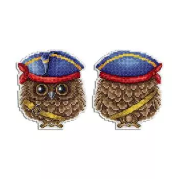 Р-341 Набор для вышивания на пластиковой канве МП Студия 'Пират'11*9см