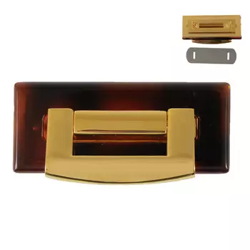 Р5743 Застежка 70*34мм, пл+золото