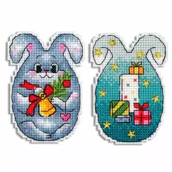 Р-861 Набор для вышивания на пластиковой канве МП Студия 'Золотой колокольчик' 8*6 см