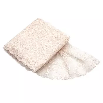 RE00400 Эластичное кружево 18 см*10 м (бл.розовый)