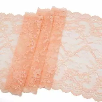RE00427 Кружево эластичное 26см*10м, персиковый