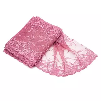 RE00447 Эластичное кружево 23,5 см*10 м (красный)