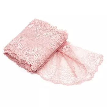 RE02151 Эластичное кружево 19 см*10 м (персиковый)