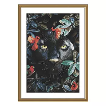 РЕ3518 Набор для вышивания 'Королева диких джунглей'28*42 см