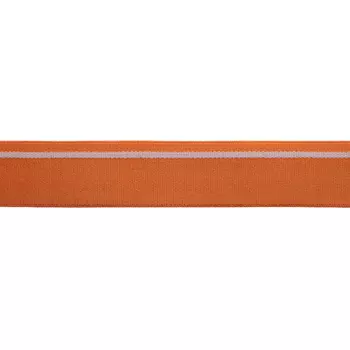 Резинка ткан. 25мм полоска 46-13969/25 (5401 оранжевый/белый)