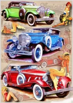 Рисовая карта для декупажа 21х30 см (Гортензии №1)