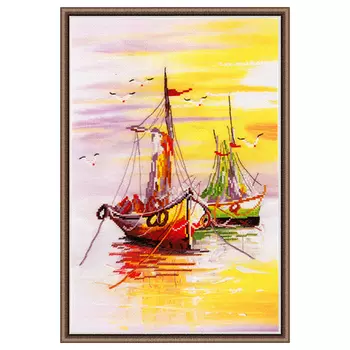 РК-013 Набор для вышивания ОВЕН 'Родная гавань №1' 24*36 см