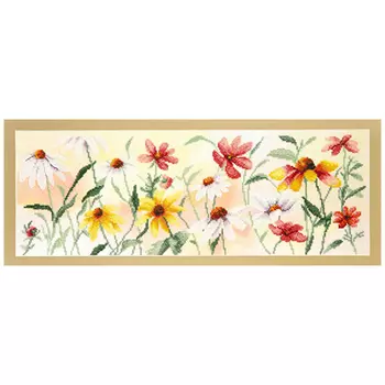 РК-110 Набор для вышивания Чарівна Мить 'Красочные цветы' 41*14,5 см