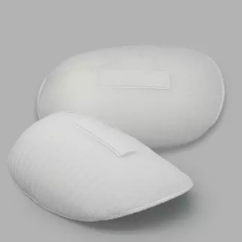 РК-15/А Плечевые накладки реглан обшитые с конт.-лентой, 15*165*110мм Hobby&amp;Pro (белый)