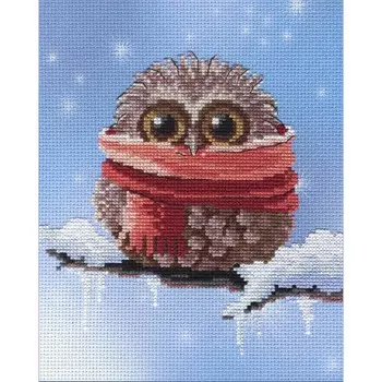 РК-303 Набор для вышивания 'МП Студия' 'Совенок. Зима', 20*16 см