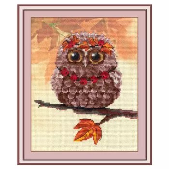 РК-311 Набор для вышивания 'МП Студия' 'Совенок. Осень', 20*16 см