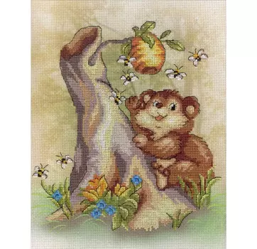 РК-326 Набор для вышивания 'МП Студия' 'Мишутка', 25*20 см