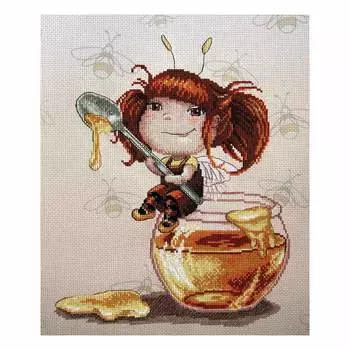 РК-480 Набор для вышивания 'МП Студия' 'Медовая феечка', 32х27 см