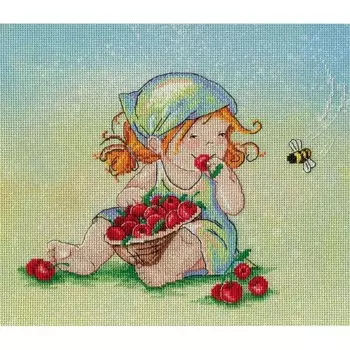 РК-496 Набор для вышивания 'МП Студия' 'Вишенки', 20*20 см