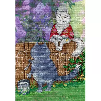 РК-508 Набор для вышивания 'МП Студия' 'Улыбка МуррЛизы', 23х16 см