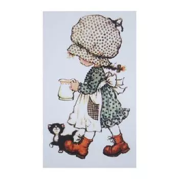 РТ130008 Папертоль 'Девочка с кувшином', 9*15 см