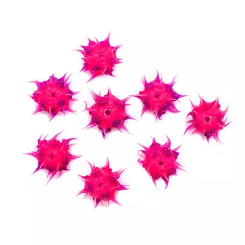 RUB0001C Бусины резиновые с шипами, 12 мм, упак./8 шт., Astra&amp;Craft (01)