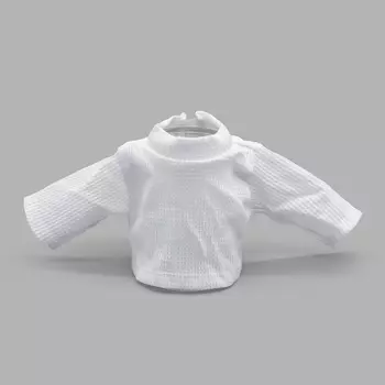 Рубашка для куклы (белая)