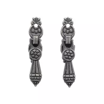 Ручка декоративная для шкатулок 11*52 мм, 2шт бронза