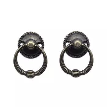 Ручка декоративная для шкатулок 22*22 мм, 2шт бронза