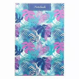 С0379-98 Зап. книжка А5 7БЦ, 80л., клетка 'Цветной папоротник'