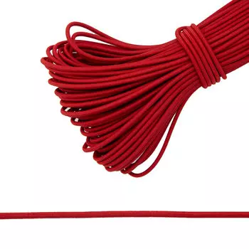 С1038 Шнур эластичный 3 мм*30м (красный)