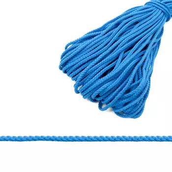 С1048 Шнур отд. плетеный 3мм*30м (бирюза)