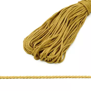 С1048 Шнур отд. плетеный 3мм*30м (золотистый)
