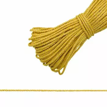 С1080 Шнур отд. плетеный с метанитом 2мм*30м (желтый/серебро)