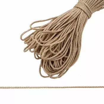 С1080 Шнур отд. плетеный с метанитом 2мм*30м (беж/серебро)