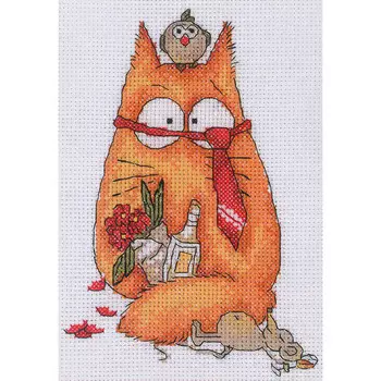 С142 Набор для вышивания RTO 'Папин день', 14х17 см