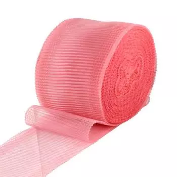 С1692 Лента гофре, 11 см*50 м (розовый)