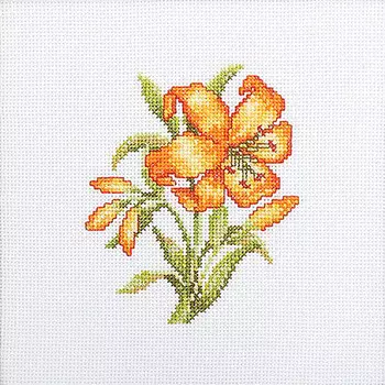 С184 Набор для вышивания RTO 'Жёлтая лилия', 13х17 см