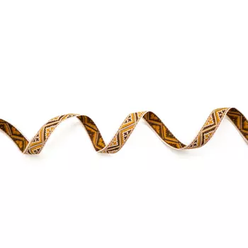 С1851Г17 Лента жаккардовая рис. 9394 18мм*25м (розовый/коричневый/белый)