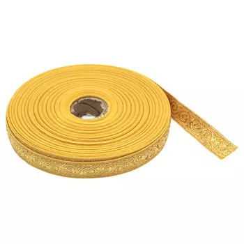 С1856Г17 Лента жаккардовая с метанитом рис. 8681 18мм*25м (желтый)