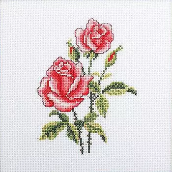 С185 Набор для вышивания RTO 'Розы', 13х17 см