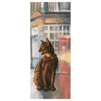 С245 Набор для вышивания РТО 'Коты в городе' 11,5х27,5см