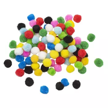 С2576 ПОМПОНЫ Пушистые 15мм 100шт/упак