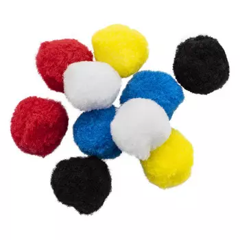 С2578 ПОМПОНЫ Пушистые 10шт/упак