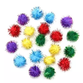 С2581-01 ПОМПОНЫ Блестящие 20шт/упак