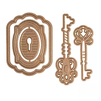 S2-224 Набор ножей для вырубки, тиснения и нанесения узора по трафарету Spellbinders Shapeabilities Die D-Lites 'Технические штучки 1'