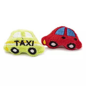 С3302-07 МЯГКИЕ ФИГУРКИ 'Машинки' 2шт/упак