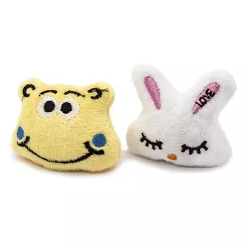 С3302-08 МЯГКИЕ ФИГУРКИ 'Веселые мордашки' 2шт/упак