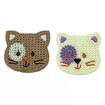 С3303-05 ВЯЗАНАЯ АППЛИКАЦИЯ 'Котята'