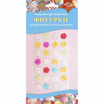 С3308-06 Материалы д/тв. ФИГУРКИ самоклеящиеся 'Цветочки'